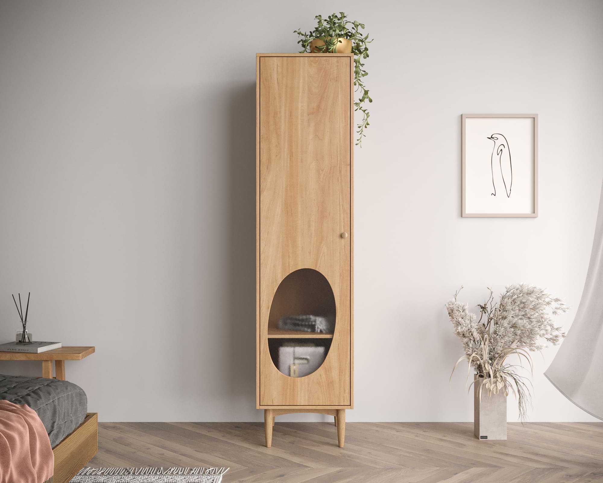 Шкаф одностворчатый Bubble арт BBL14 в интернет-магазине в Москве Шкаф одностворчатый Bubble арт BBL14 в интернет-магазине