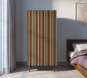 Шкаф малый двухстворчатый "Berber" принт 20 арт BB08/Print_20