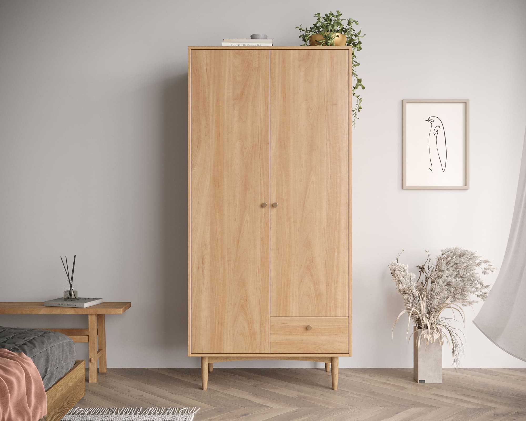 Шкаф двухстворчатый Bubble Solid арт BBL01S в интернет-магазине