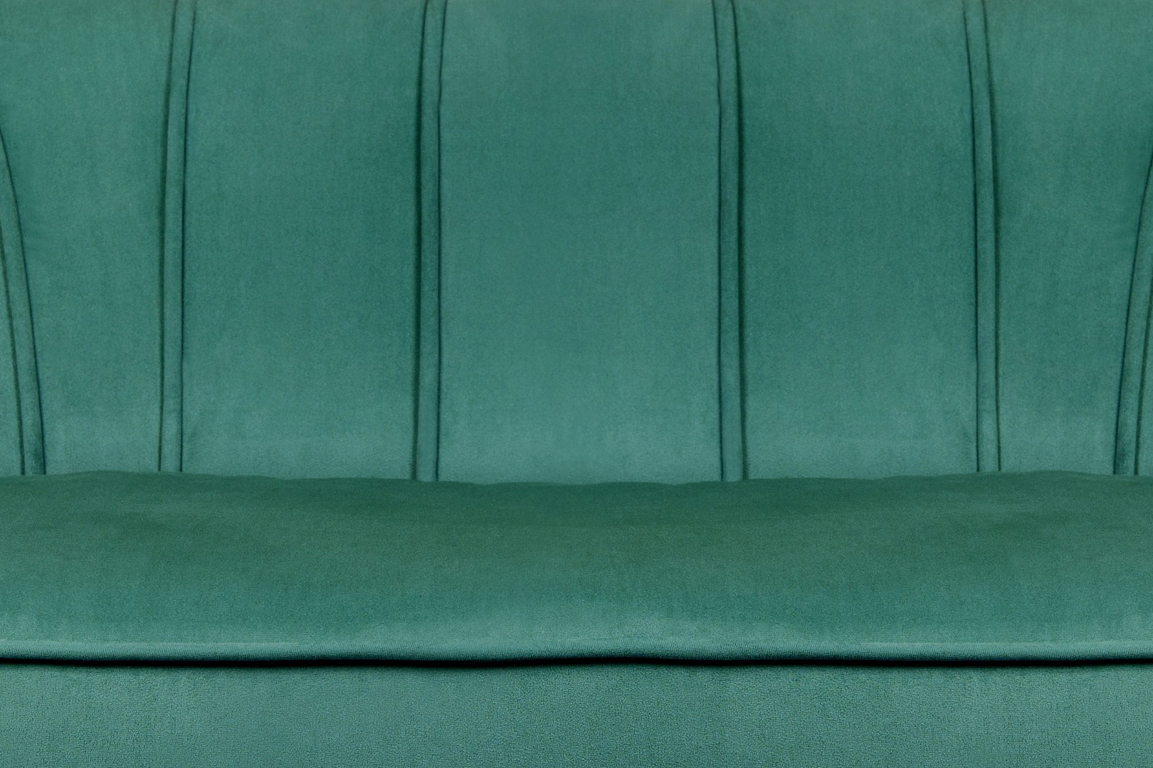 фото Дизайнерский диван Pearl Double Green V2 на черных ножках