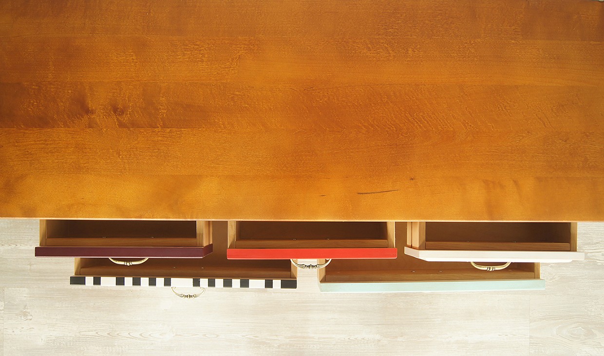 фото Комод «Gouache Birch» горизонтальный арт M10526ETG/1