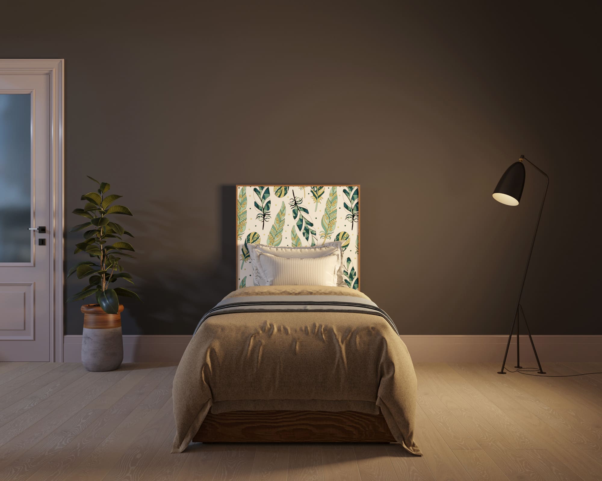 купить Кровать "Berber" 90х200 см принт 44 арт BB43/Print_44 в Москве купить Кровать "Berber" 90х200 см принт 44 арт BB43/Print_44