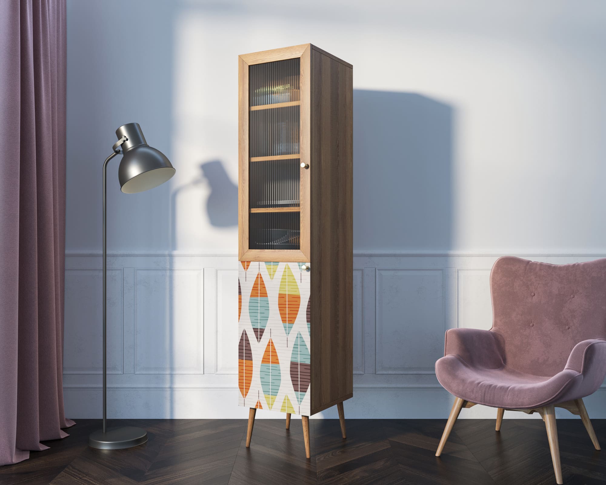 заказать Буфет "Berber" узкий принт 48 арт BB39/Print_48