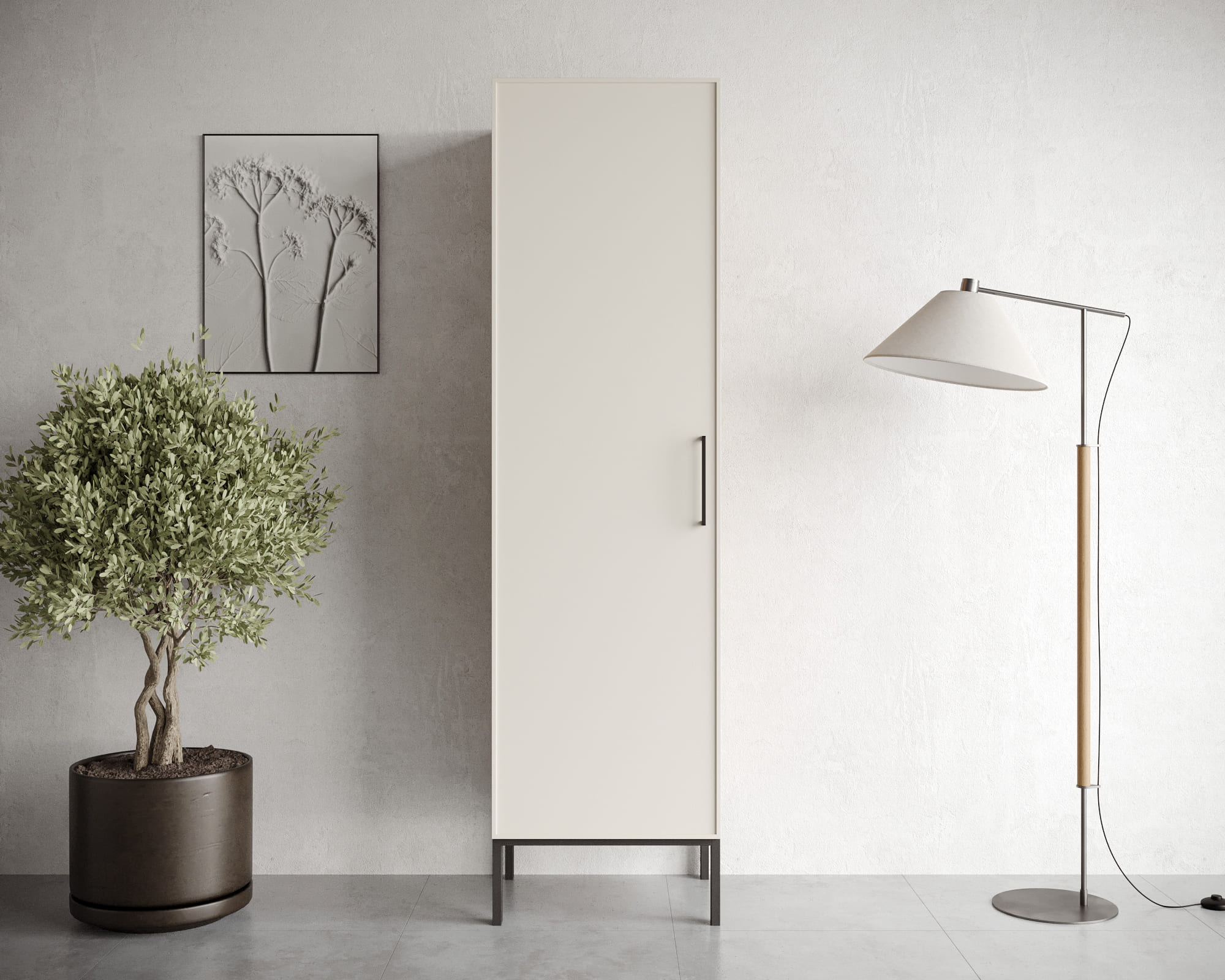 Шкаф c одной дверкой "Nicole" арт NEM101 в интернет-магазине в Москве Шкаф c одной дверкой "Nicole" арт NEM101 в интернет-магазине