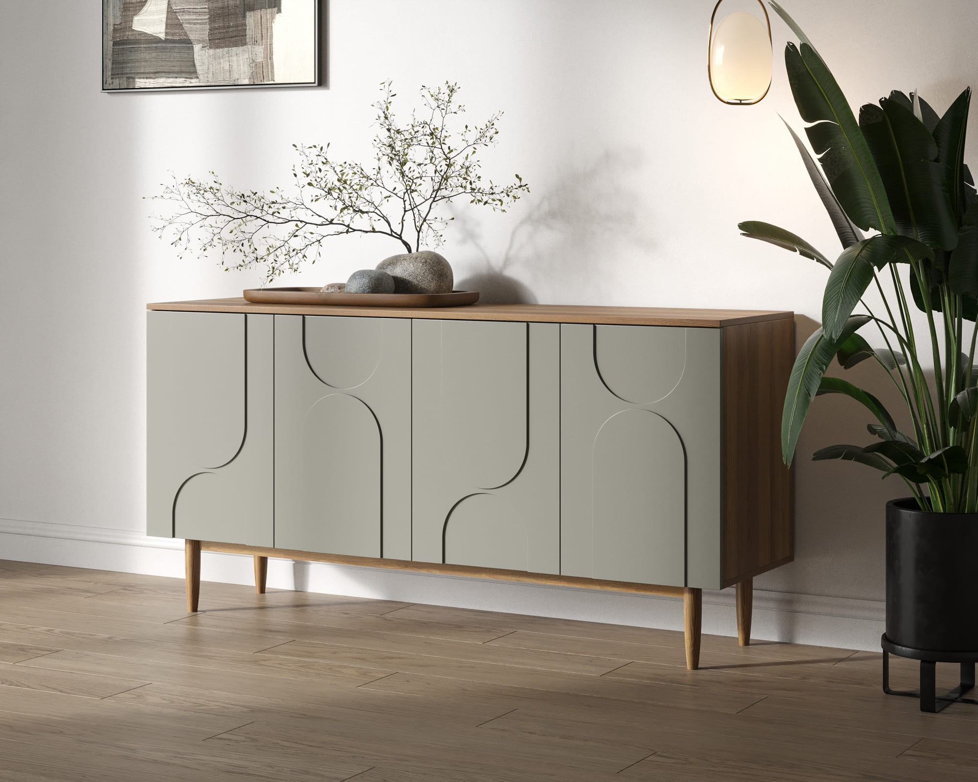 заказать Комод с четырьмя дверками "Arka" AR01-F2