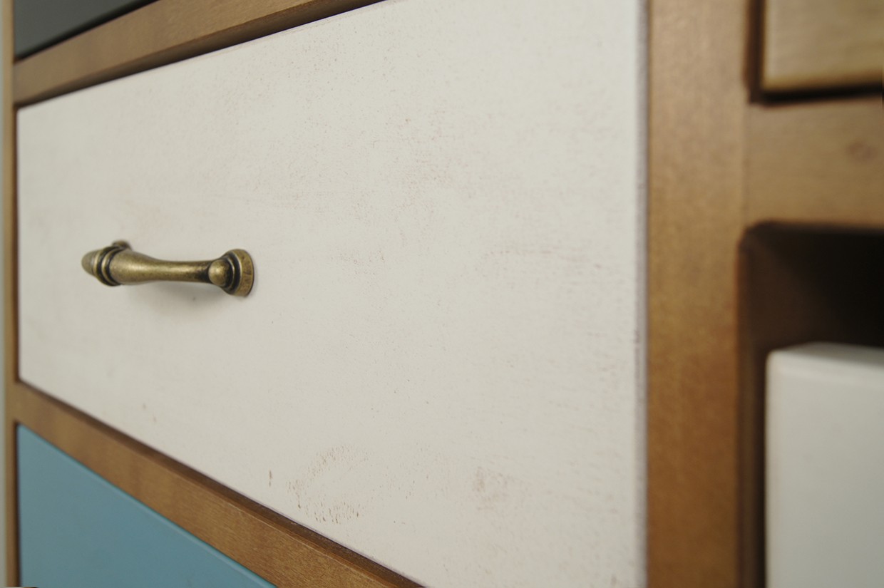 купить Комод «Aquarelle Birch» 9 ящиков арт RE-18ETG/4