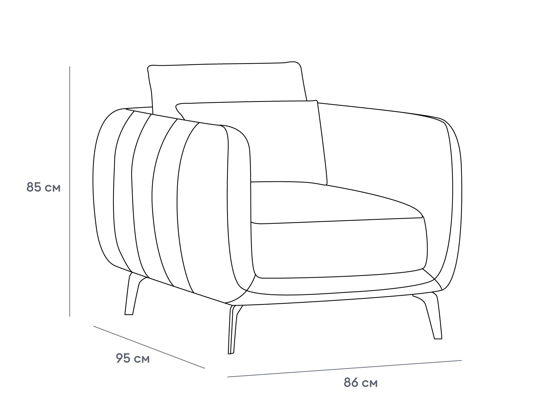 Кресло Amsterdam в интерьере в Москве Кресло Amsterdam в интерьере