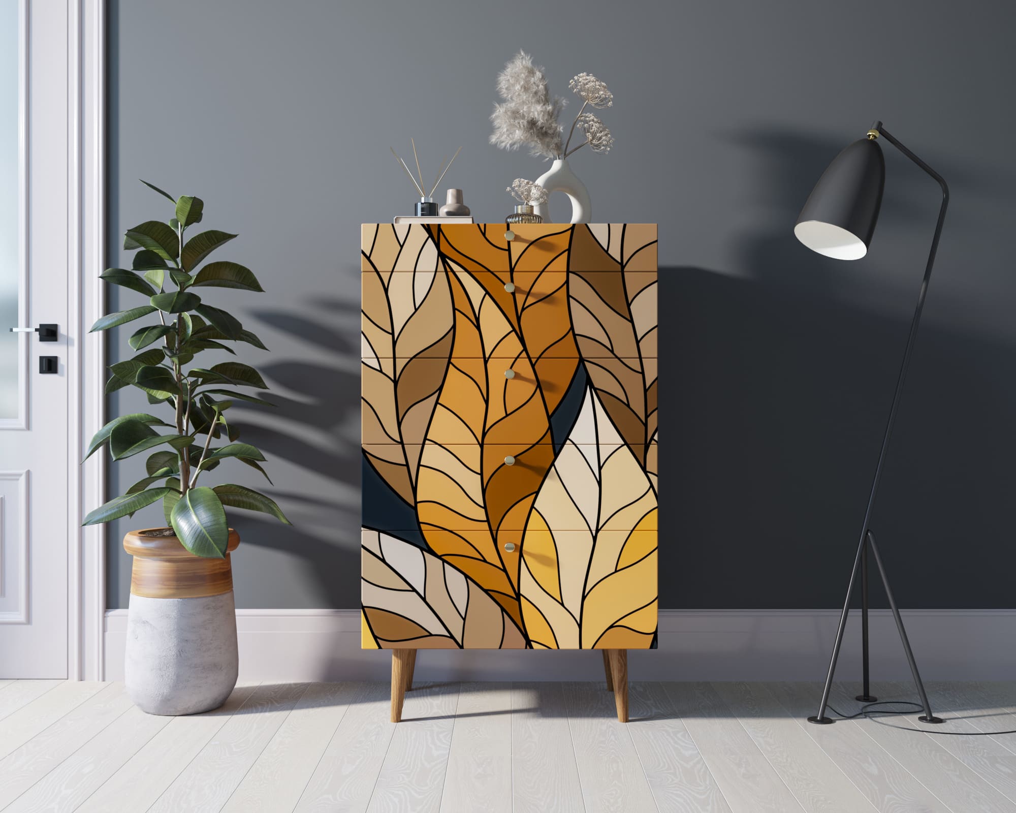 Комод высокий "Berber" принт 08 арт BB10/Print_08 в интернет-магазине в Москве Комод высокий "Berber" принт 08 арт BB10/Print_08 в интернет-магазине