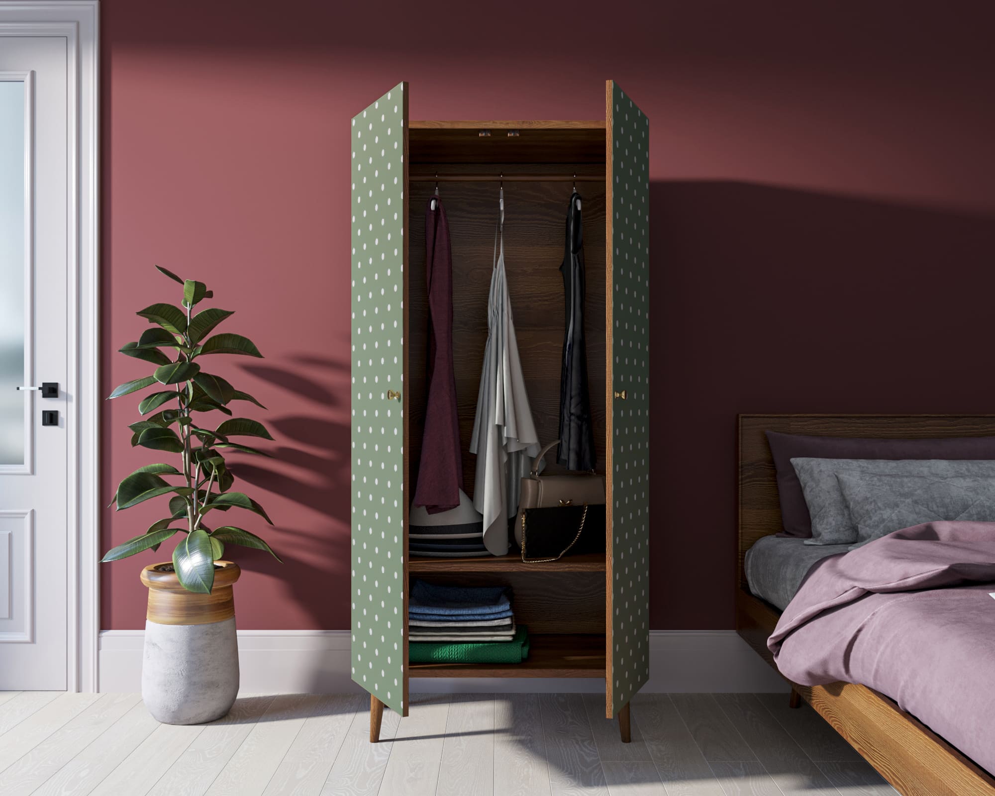 Шкаф малый двухстворчатый "Berber" принт 12 арт BB08/Print_12 в интернет-магазине в Москве Шкаф малый двухстворчатый "Berber" принт 12 арт BB08/Print_12 в интернет-магазине