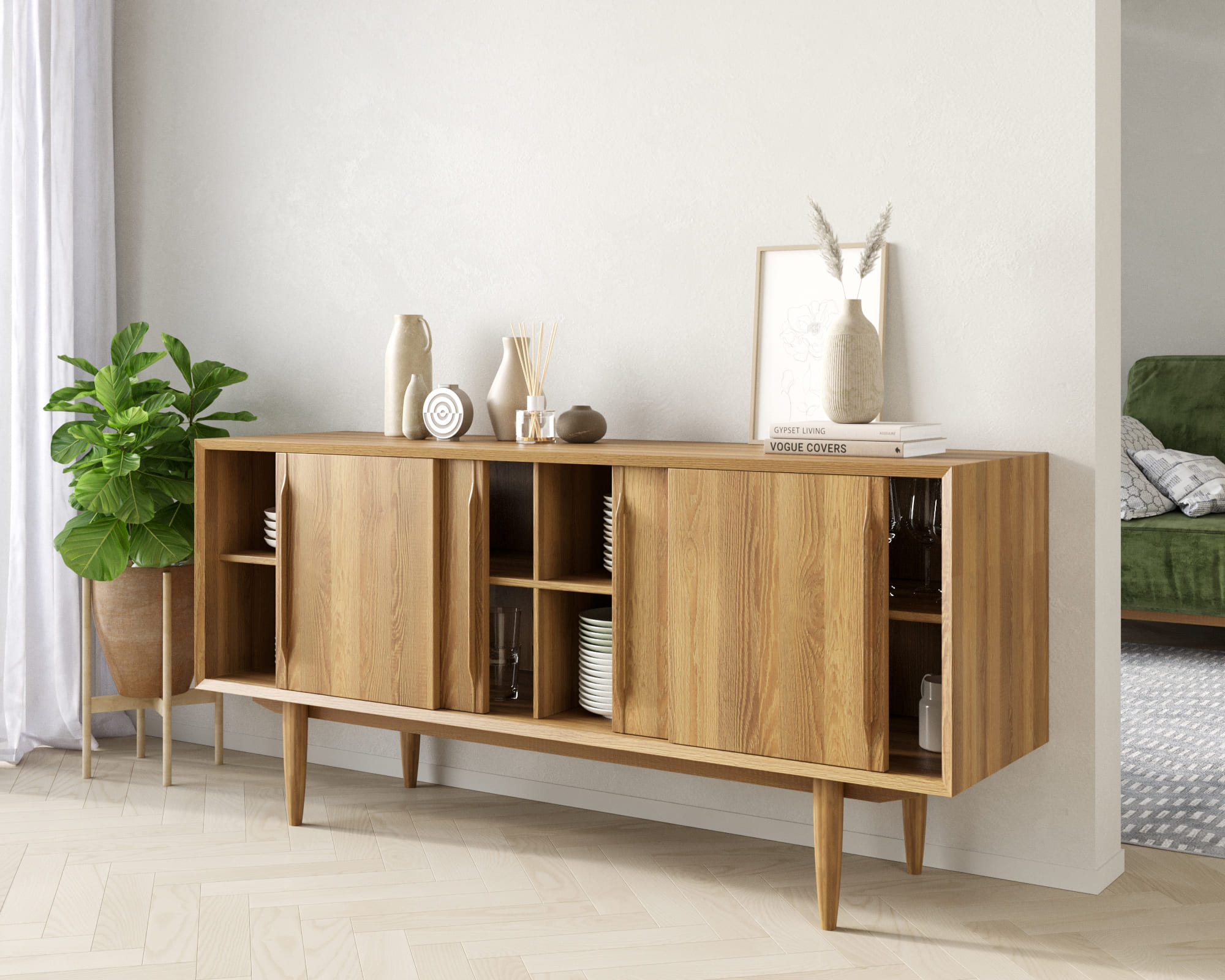 купить Комод "Bruni" четыре дверки арт BR23