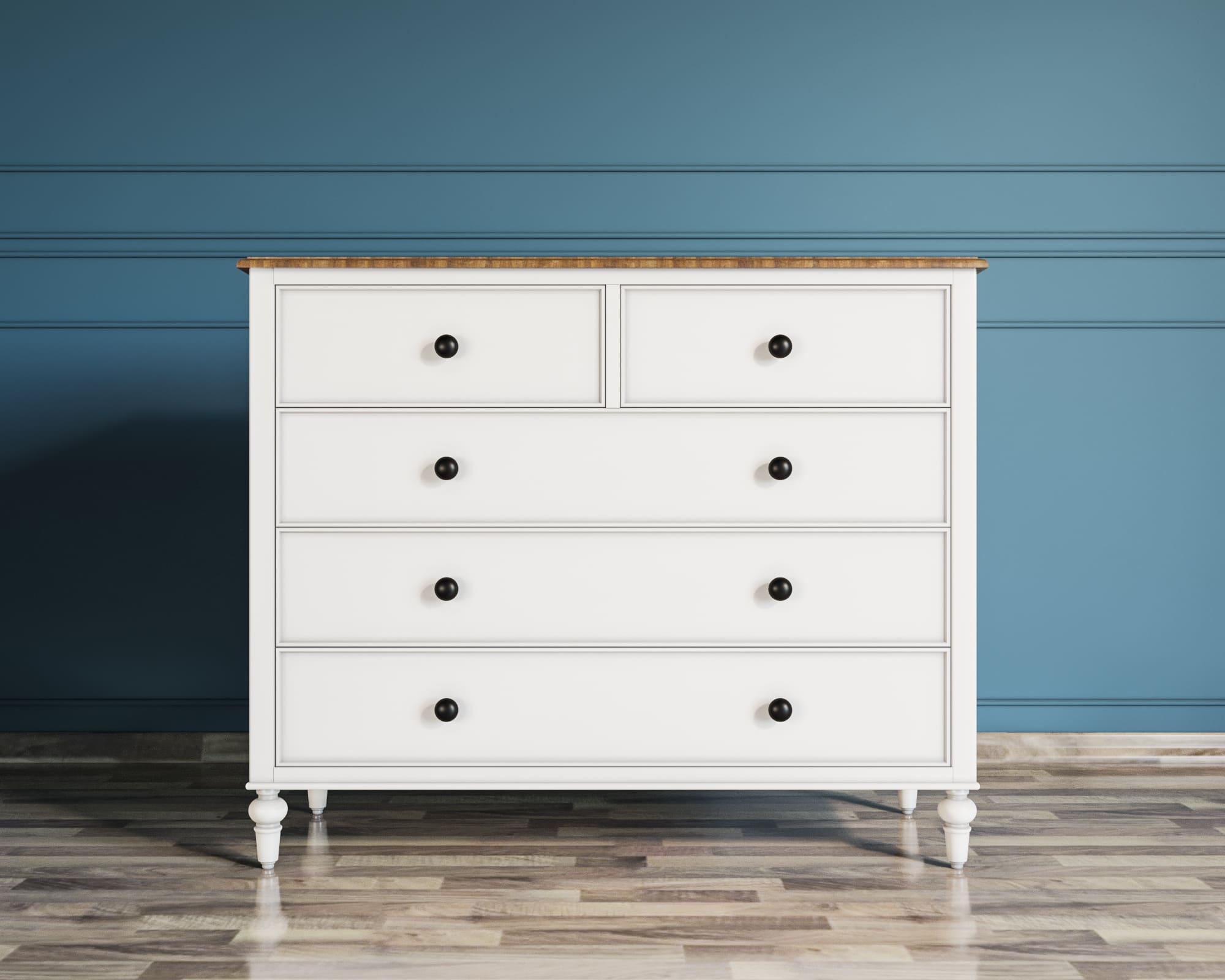 Комод 5 ящиков "Odri" арт od2115 в интернет-магазине