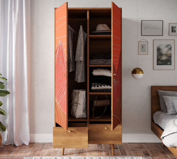 купить Шкаф двухстворчатый "Berber" принт 49 арт BB16/Print_49