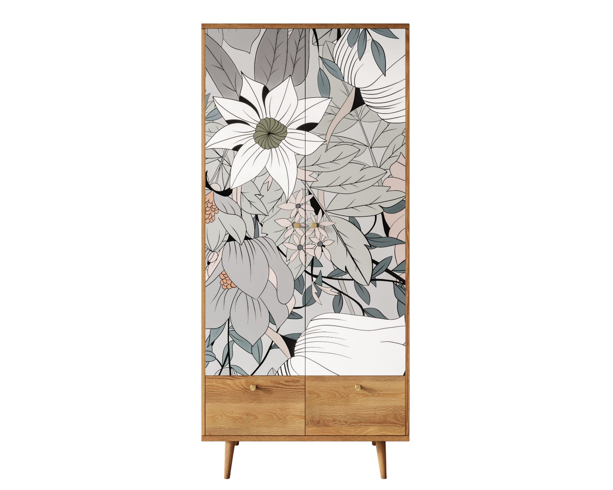 заказать Шкаф двухстворчатый "Berber" принт 50 арт BB16/Print_50