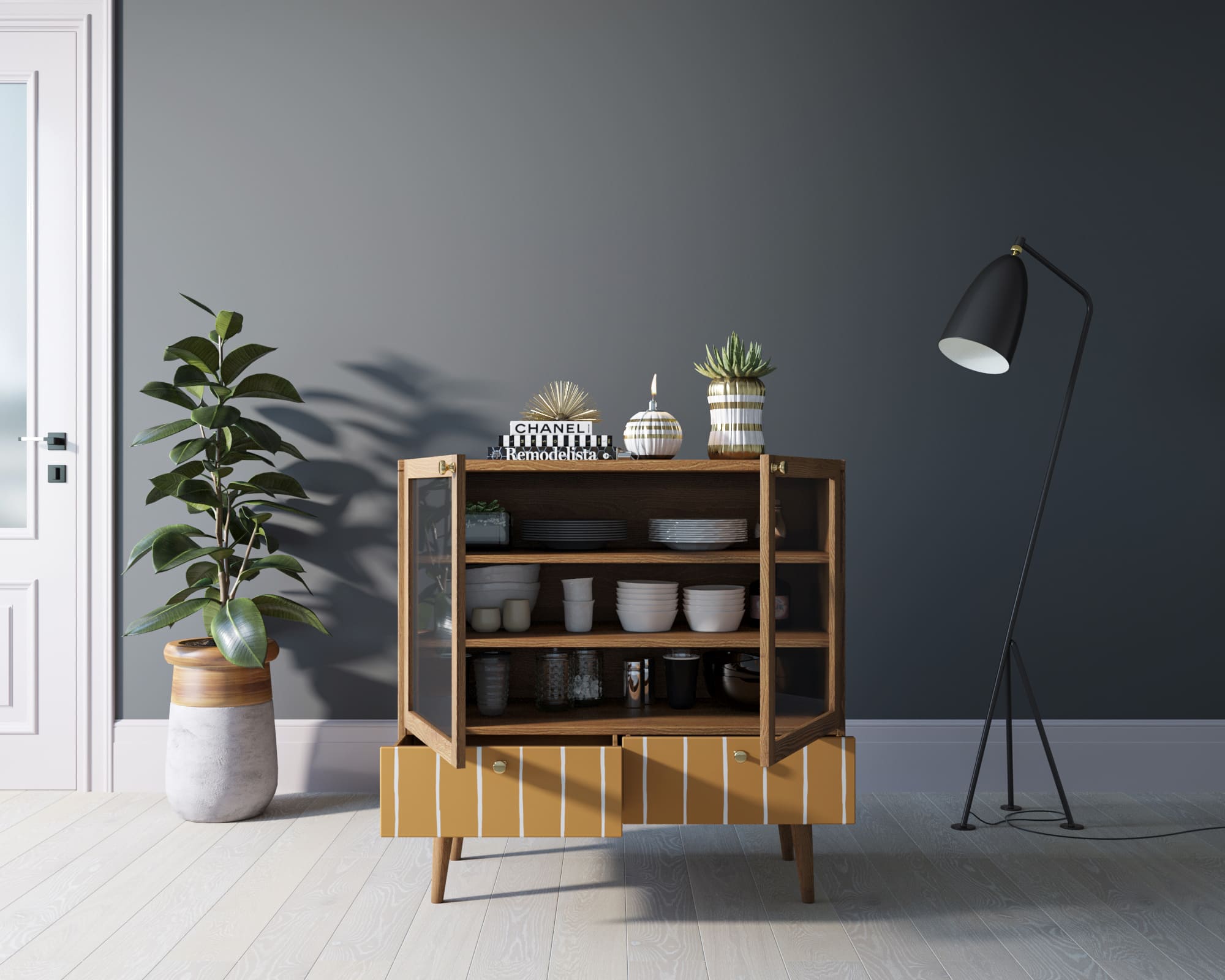 купить Буфет низкий "Berber" принт 43 арт BB47/Print_43