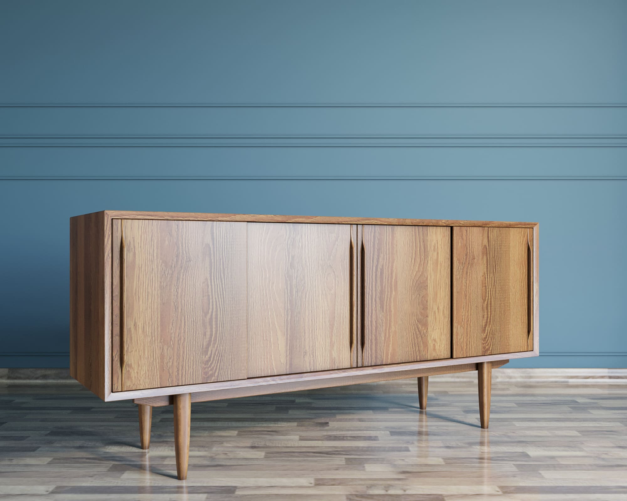 Комод "Bruni" четыре дверки арт BR23 в интерьере