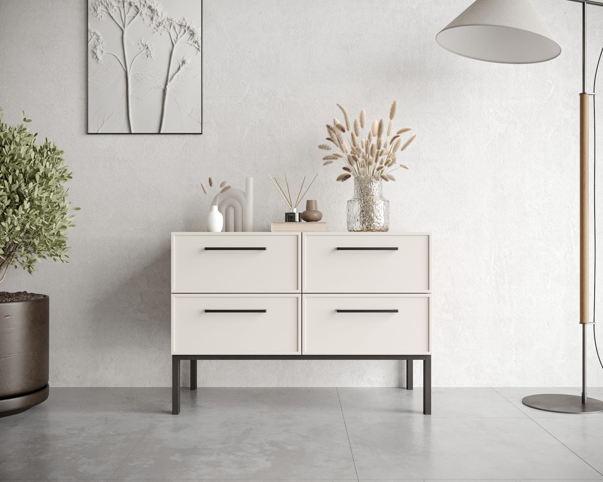 Комод с четырьмя ящиками "Nicole" арт NEM05 в интернет-магазине