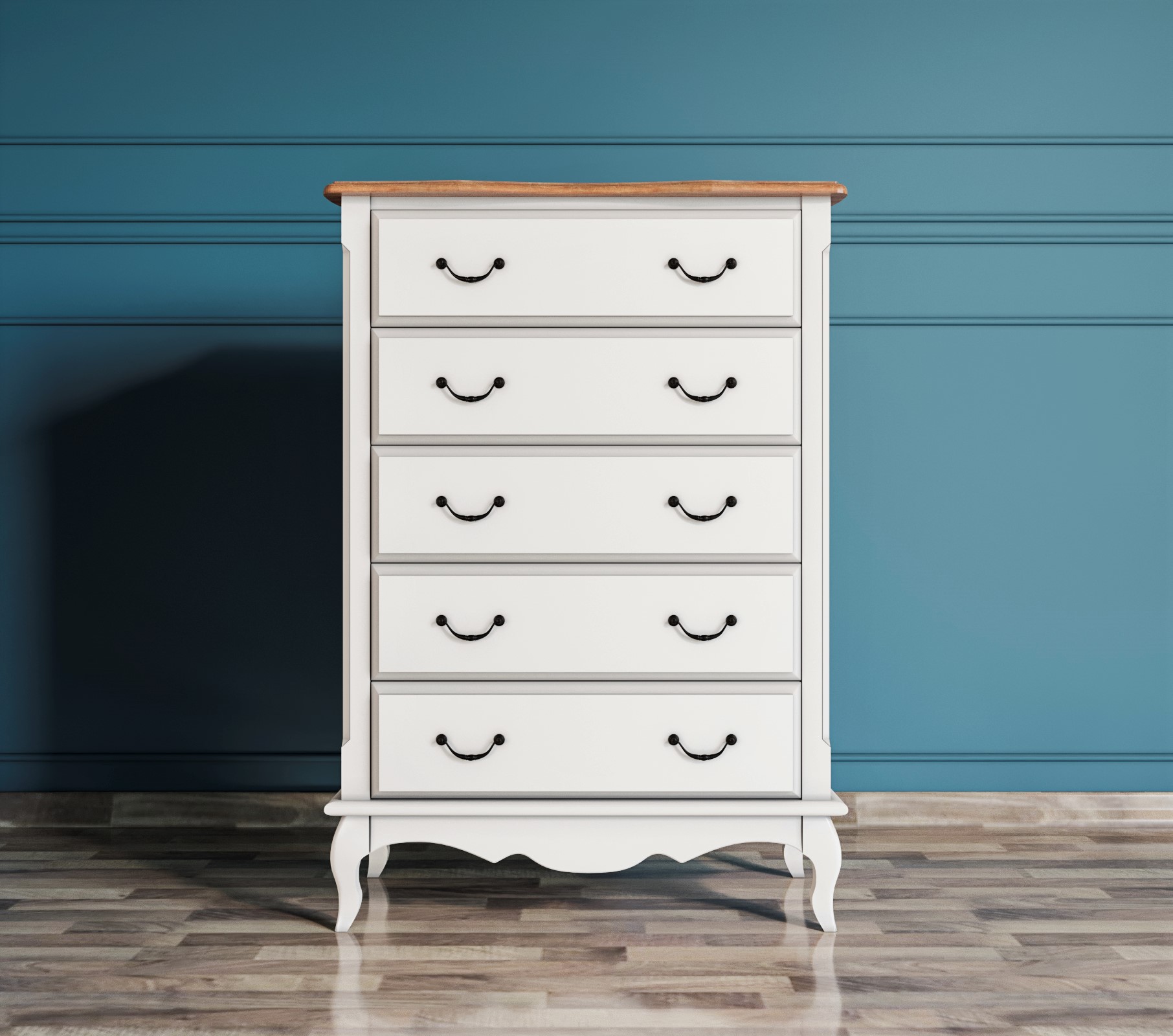 Комод «Leontina» на пять ящиков вертикальный арт ST9342 в интернет-магазине