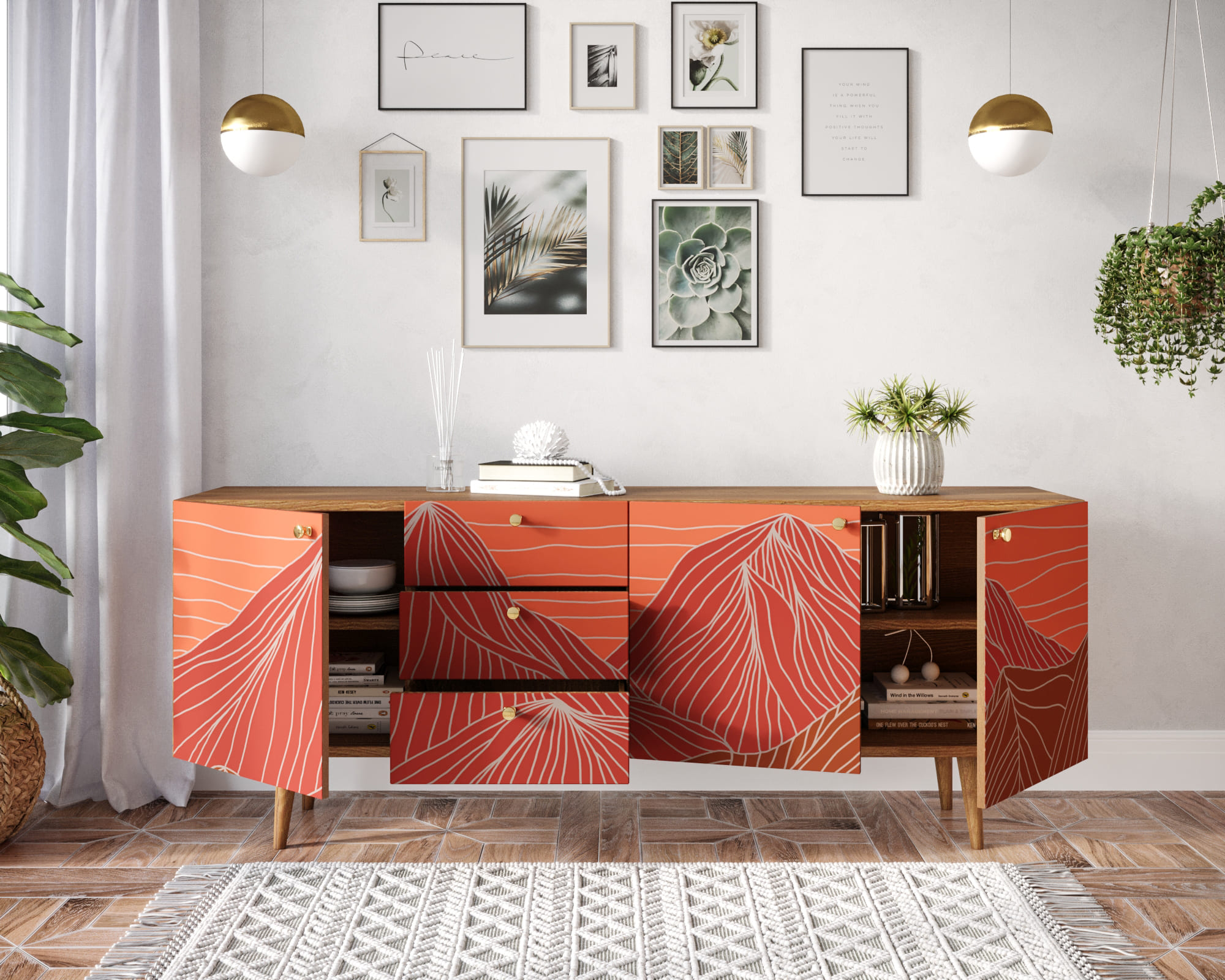 купить Комод "Berber" удлиненный принт 49 арт BB11/Print_49 в Москве купить Комод "Berber" удлиненный принт 49 арт BB11/Print_49