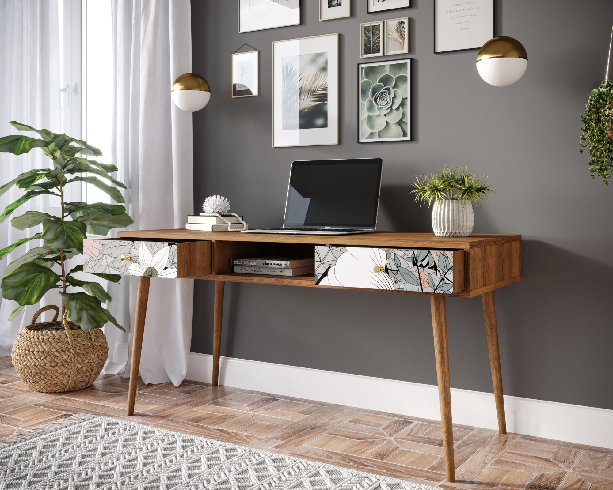 Стол рабочий "Berber" принт 50 арт BB18/Print_50 в интернет-магазине в Москве Стол рабочий "Berber" принт 50 арт BB18/Print_50 в интернет-магазине