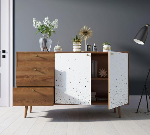 купить Комод "Berber" с двумя дверками и ящиками 15 принт арт BB05/Print_15