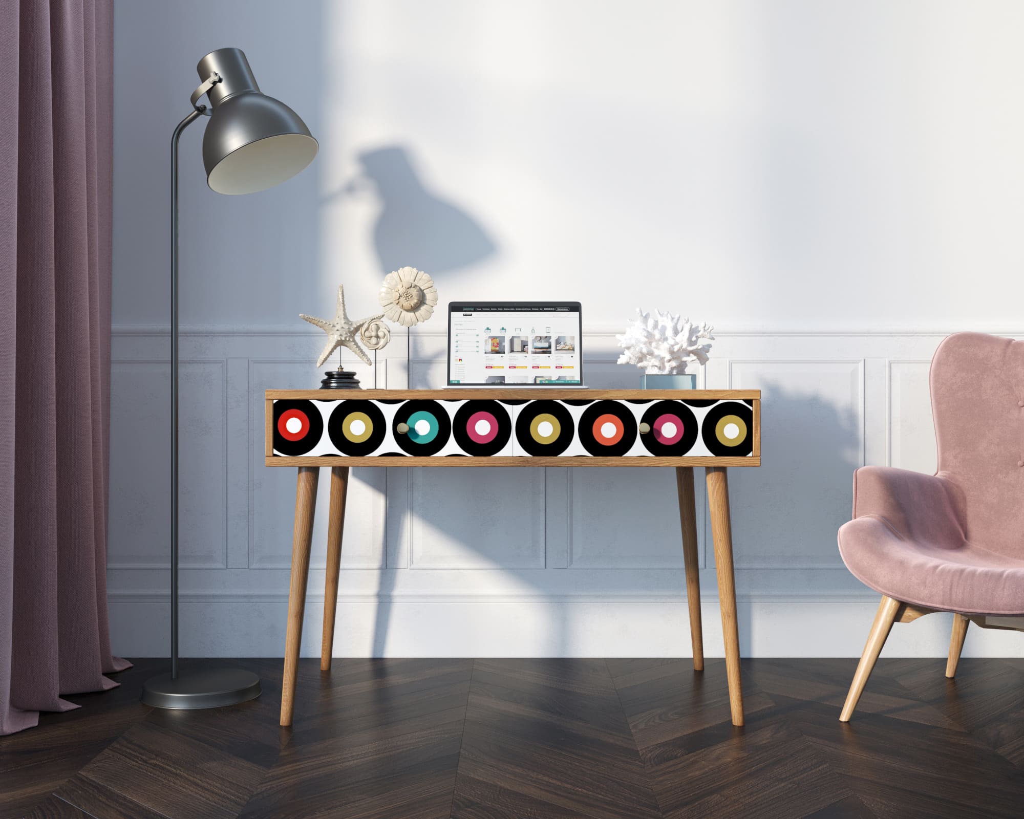 Стол рабочий "Berber" малый принт 37 арт BB32/Print_37 в интернет-магазине в Москве Стол рабочий "Berber" малый принт 37 арт BB32/Print_37 в интернет-магазине