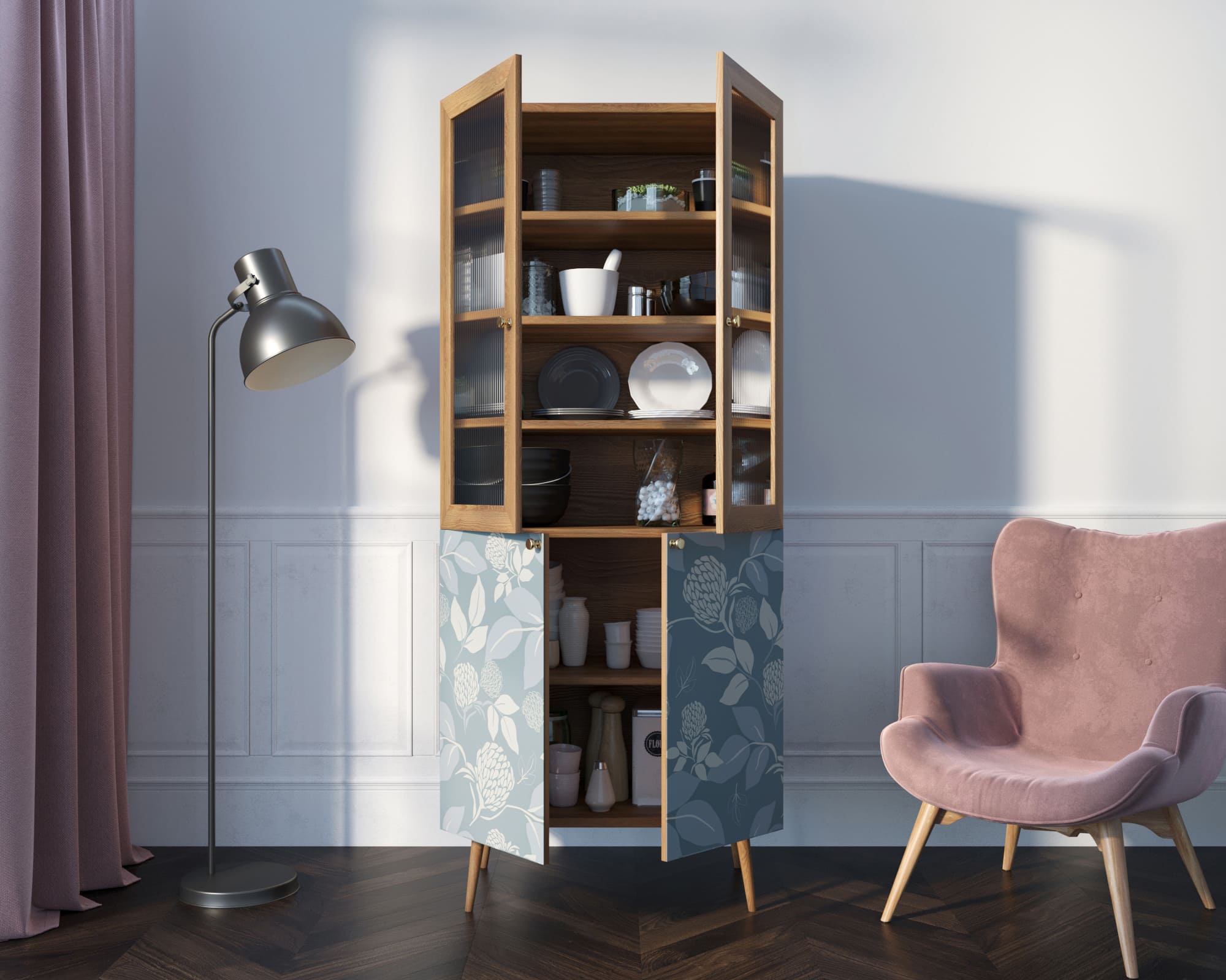 купить Буфет "Berber" малый принт 39 арт BB30/Print_39 в Москве купить Буфет "Berber" малый принт 39 арт BB30/Print_39