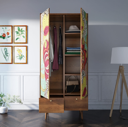 купить Шкаф двухстворчатый "Berber" принт 6 арт BB16/Print_06