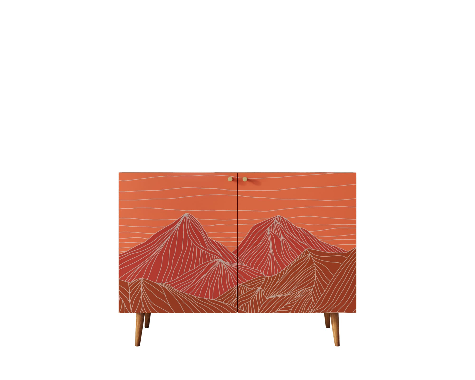 заказать Комод с принтом 49 "Berber" две дверки арт BB04/Print_49