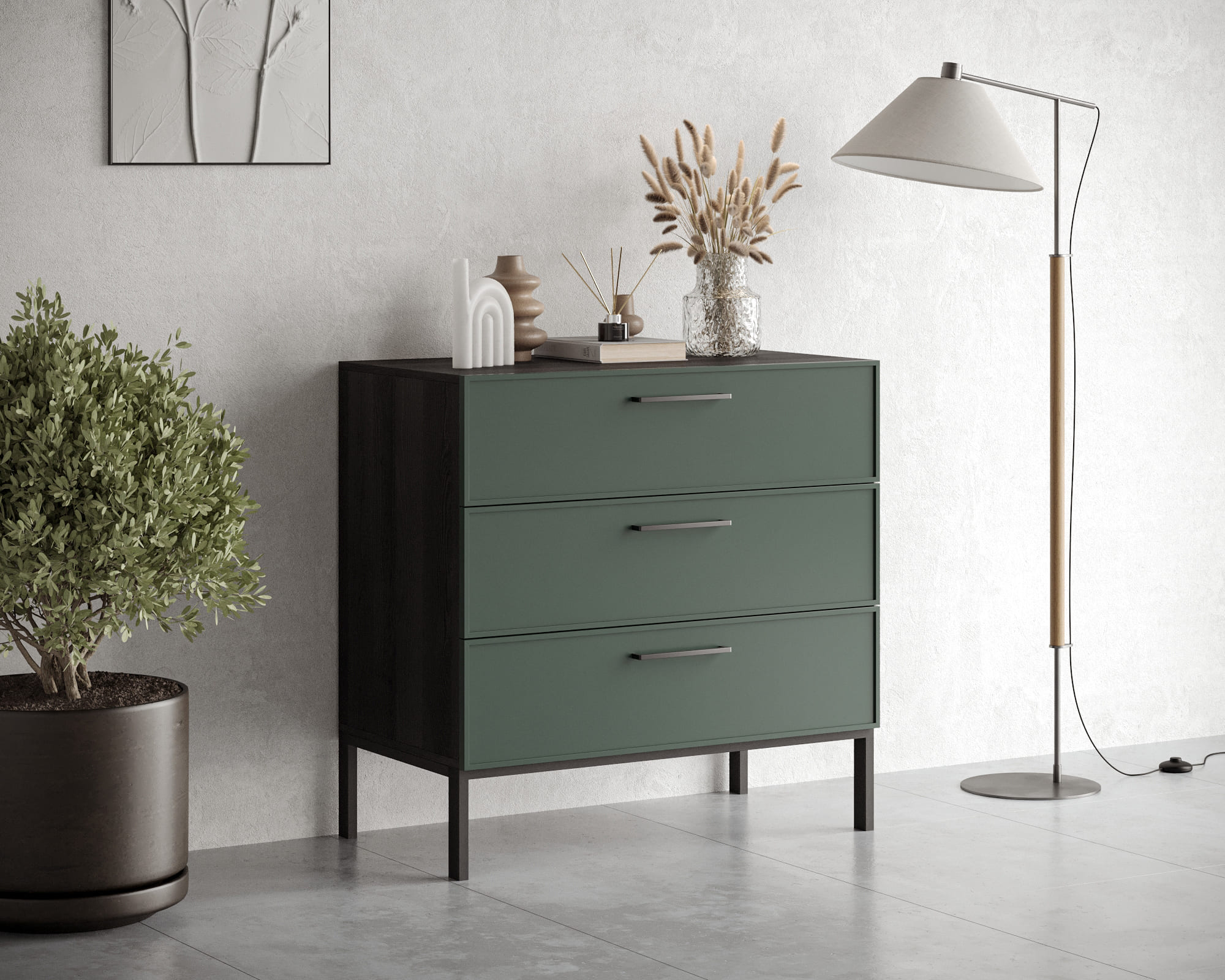 заказать Комод с тремя ящиками "Nicole" NLN12G в Москве заказать Комод с тремя ящиками "Nicole" NLN12G