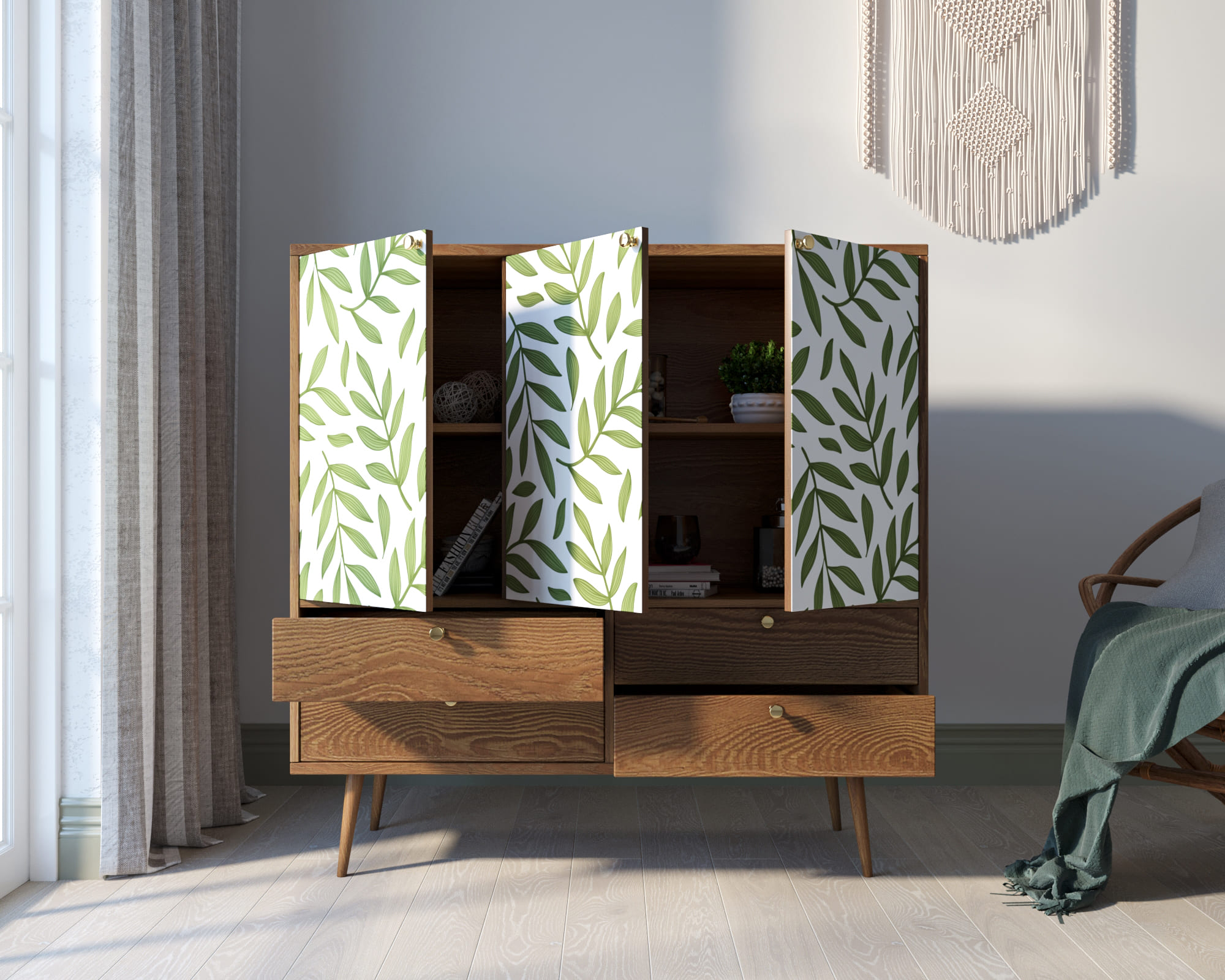 купить Комод "Berber" большой 28 принт арт BB29/Print_28