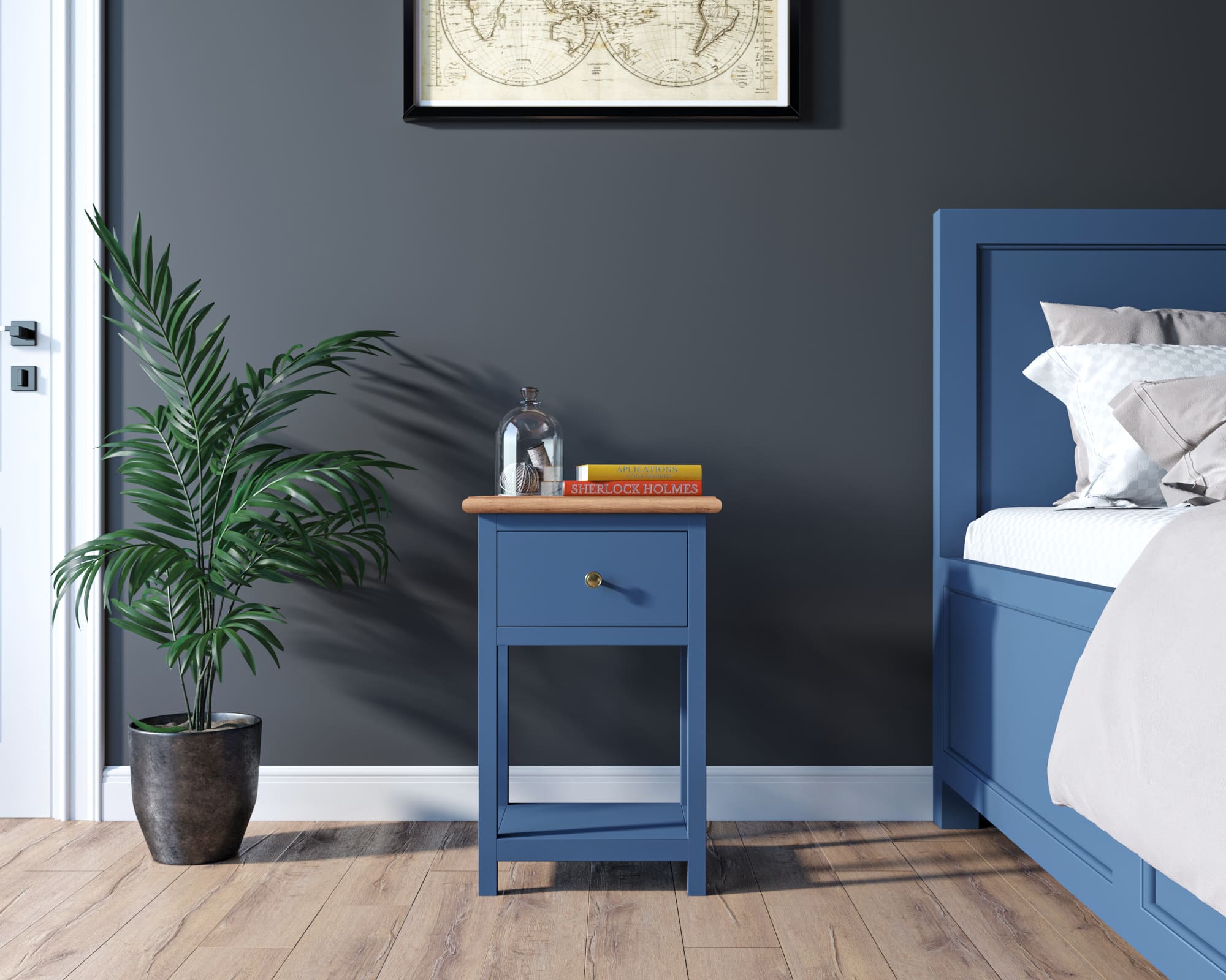 Тумба "Jules Verne" арт JV23ETGB Синий в интернет-магазине в Москве Тумба "Jules Verne" арт JV23ETGB Синий в интернет-магазине