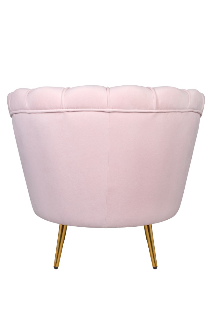 Низкое кресло ракушка Pearl розовый V2 в интернет-магазине