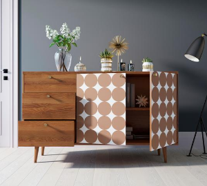 купить Комод "Berber" с двумя дверками и ящиками 17 принт арт BB05/Print_17