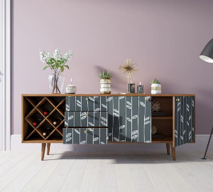 купить Комод "Berber" удлиненный с бутылочницей 18 принт арт BB15/Print_18 в Москве купить Комод "Berber" удлиненный с бутылочницей 18 принт арт BB15/Print_18