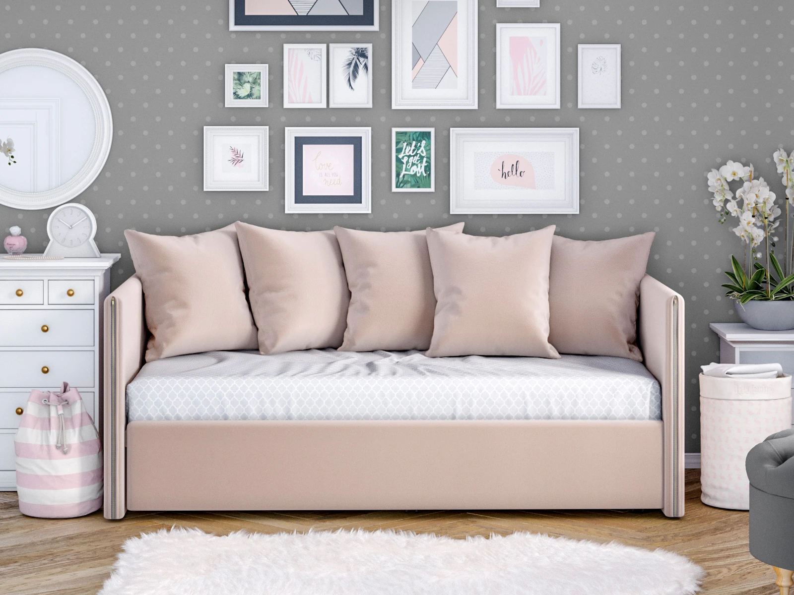 фото Кровать-кушетка Milano в интерьере