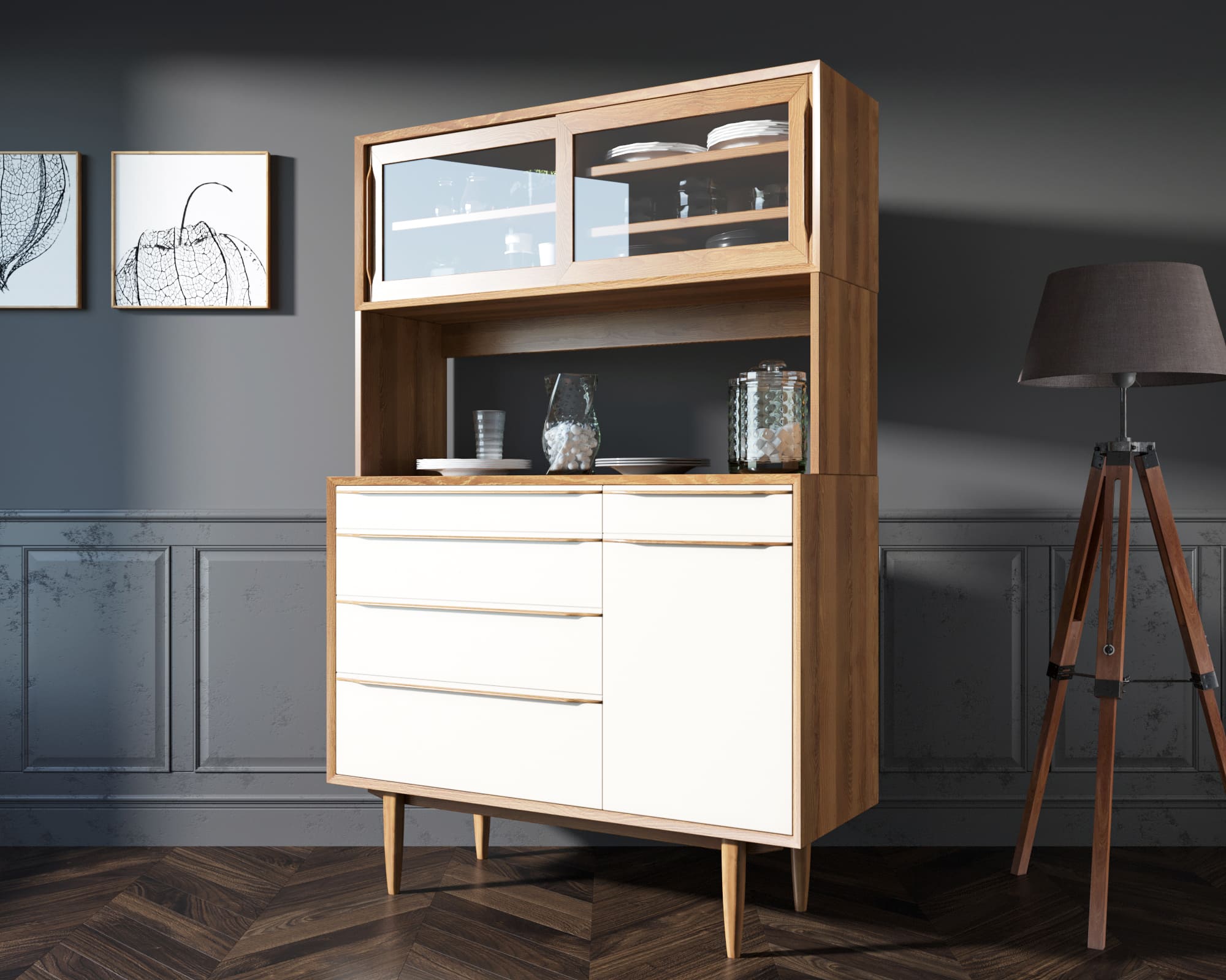 Буфет "Bruni white" арт BR38WH в интернет-магазине