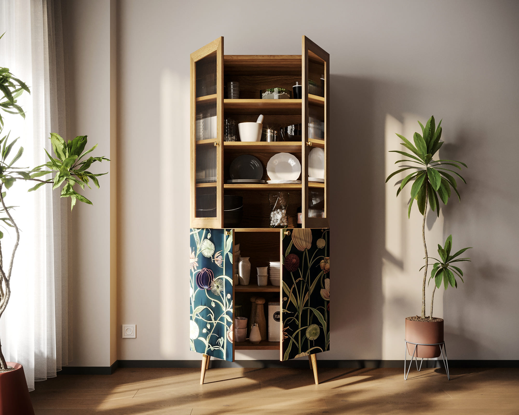 купить Буфет "Berber" малый арт BB30/Print_54 в Москве купить Буфет "Berber" малый арт BB30/Print_54