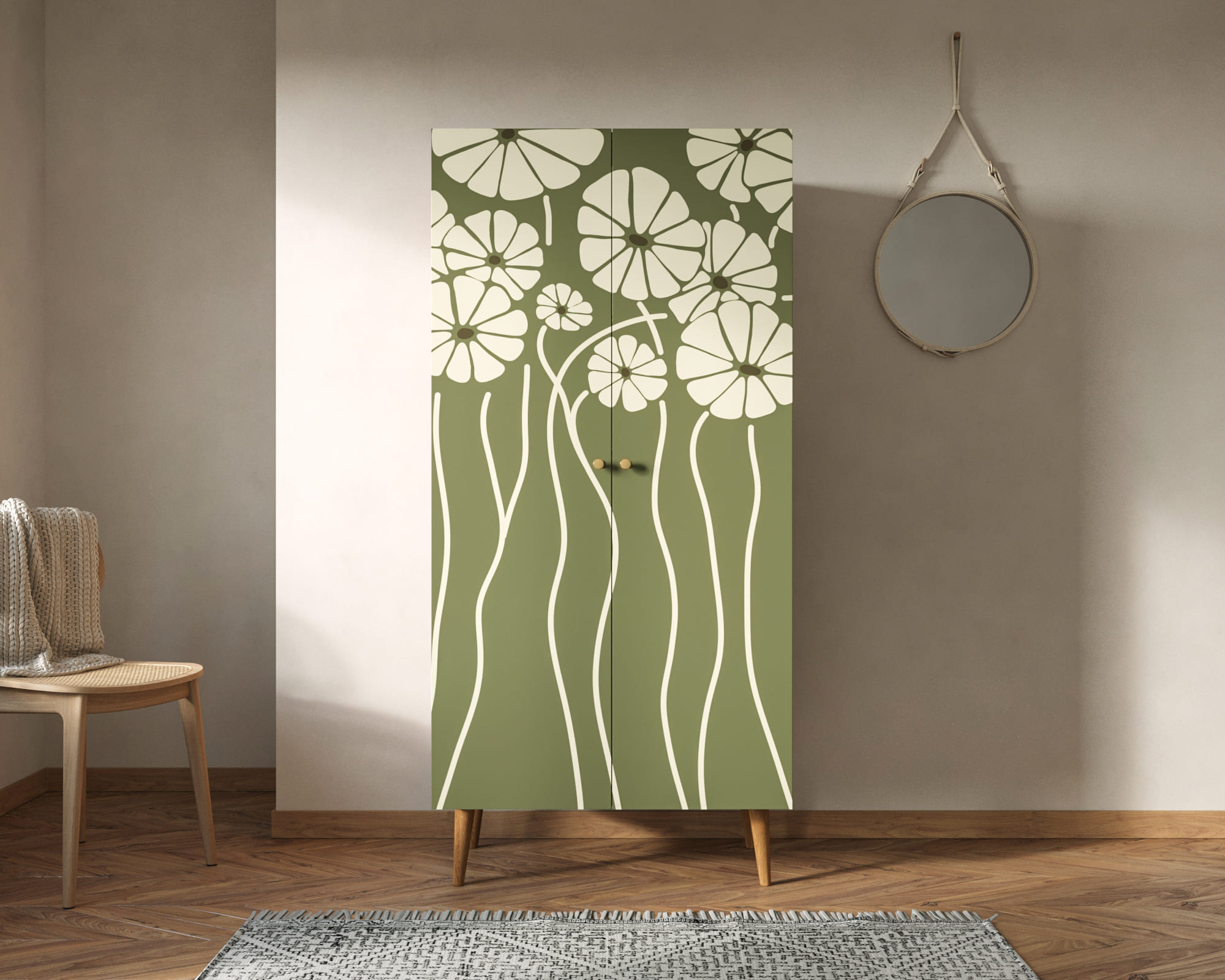 Шкаф малый двухстворчатый "Berber" принт 53 арт BB08/Print_53 в интернет-магазине в Москве Шкаф малый двухстворчатый "Berber" принт 53 арт BB08/Print_53 в интернет-магазине