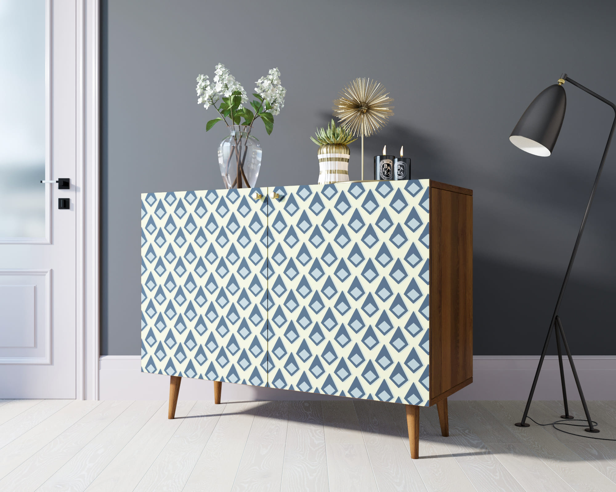 фото Комод "Berber" две дверки 13 принт арт BB04/Print_13