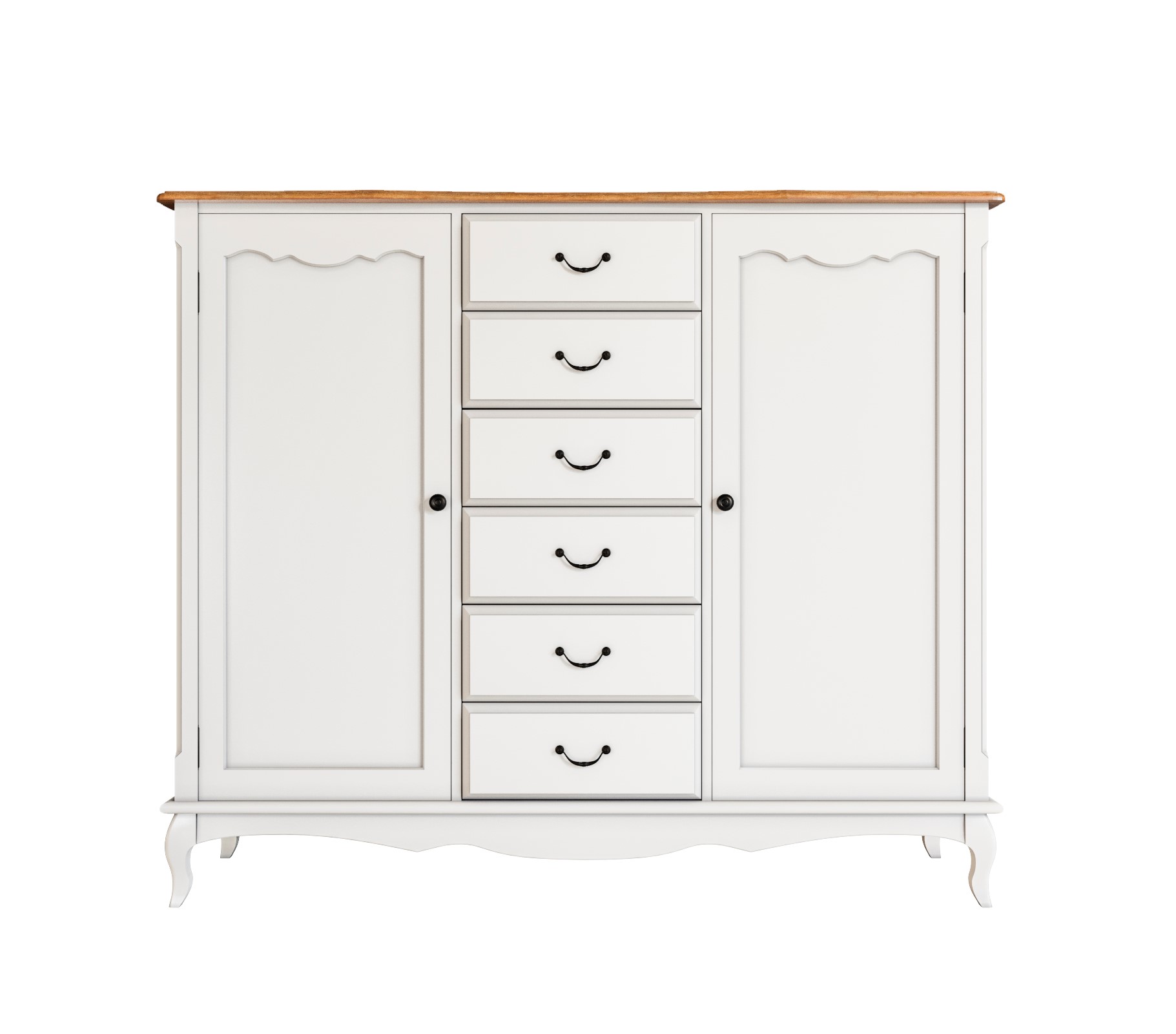 Комод «Leontina» с шестью ящиками и дверками арт ST9350 в интернет-магазине