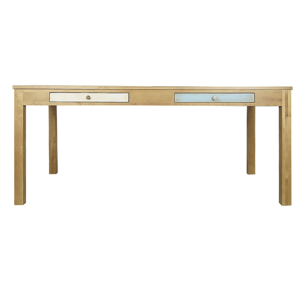 красивый Стол "Aquarelle Birch" светлый арт RE-21ETG/2