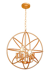 Светильник Foucault'S Orb Crystal Nude D52 Gold