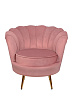 Низкое кресло ракушка Pearl Pink V3 №0