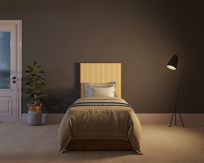 Кровать "Berber" 90х200 см принт 43 арт BB43/Print_43