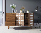 Комод "Berber" с двумя дверками и ящиками 17 принт арт BB05/Print_17 №3