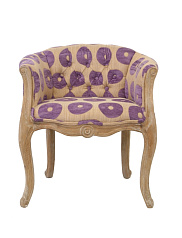 Низкое кресло ретро Kandy Purple