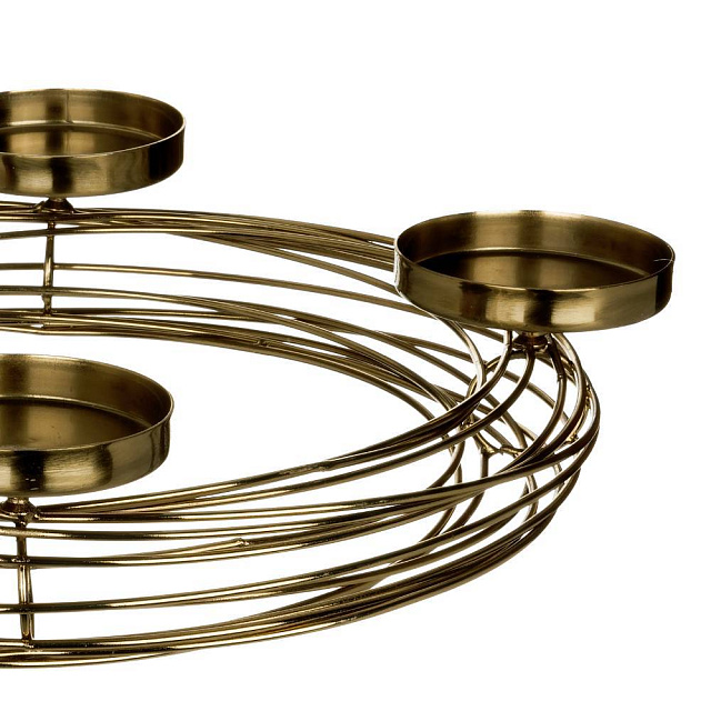 422393 Подсвечник HAGONY, H75 металл, золотой в Москве 422393 Подсвечник HAGONY, H75 металл, золотой