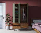 Шкаф трехстворчатый "Berber" принт 12 арт BB02/Print_12 №3