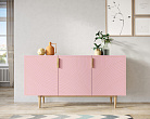 Комод с тремя дверками "Line" LN02/GR1/pink №3