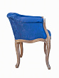 Низкое кресло ретро Kandy Blue №1